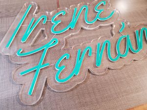 Rotulos luminosos textiles