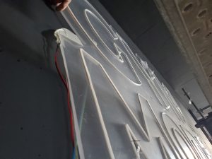 Rotulos luminosos textiles