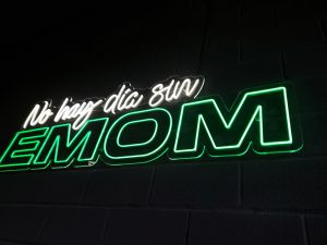 Rotulos luminosos textiles