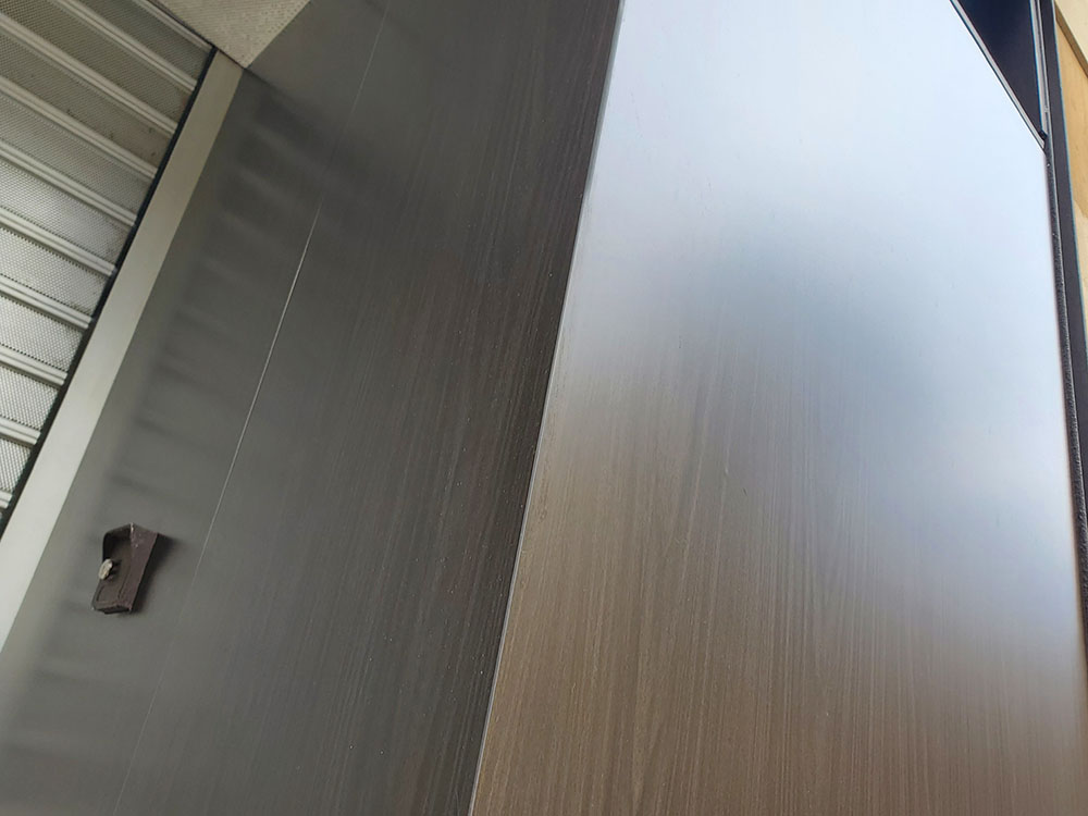 Revestimiento de fachada en composite madera instalado en Santander